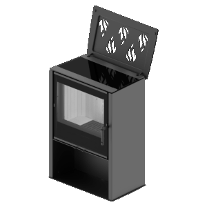 Kominek-HITZE-LUPO-M-z-plyta-grzewcza-7 FREISTEHENDER KAMIN LUPO M MIT HEIZPLATTE