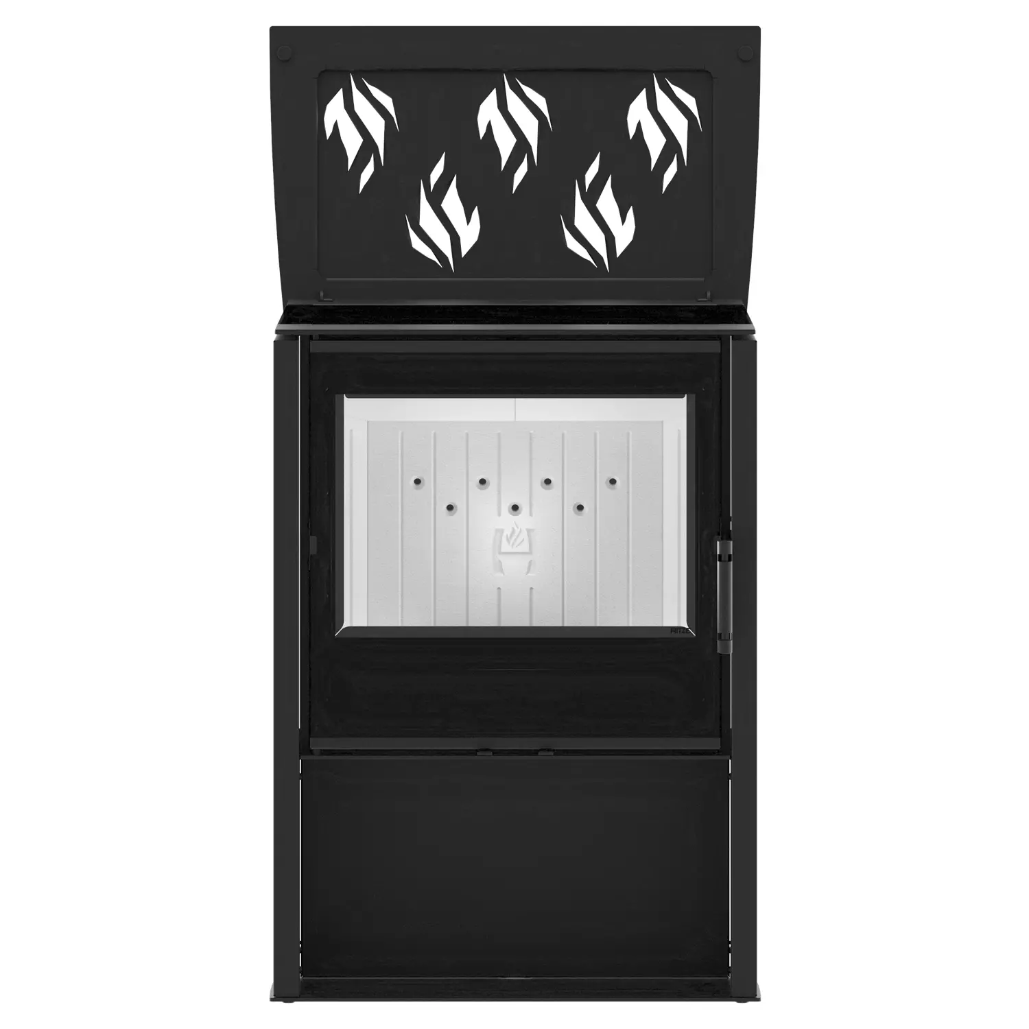 FREISTEHENDER KAMIN LUPO M MIT HEIZPLATTE - Image 3