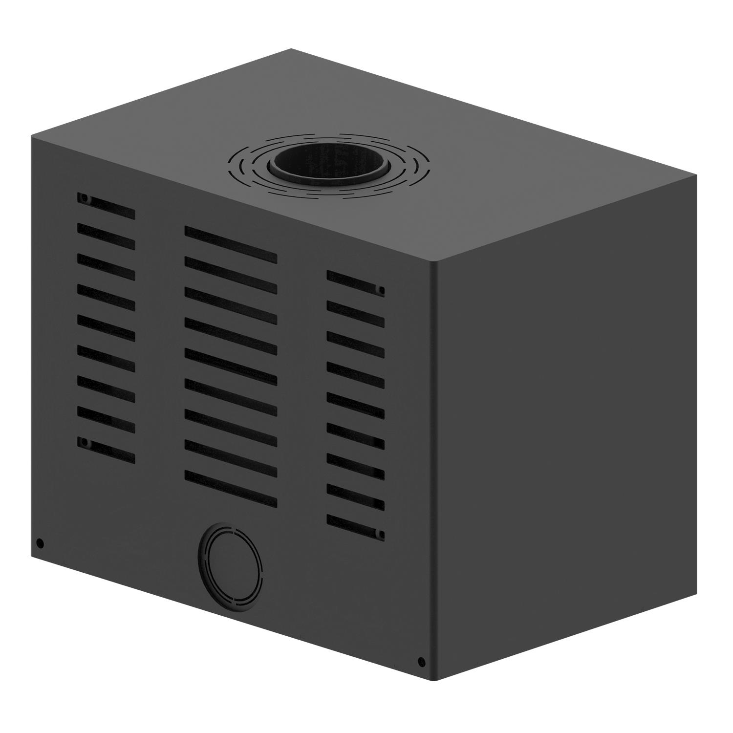 Freistehender Kamin CF 700-4mm auf einer Bank - Image 8