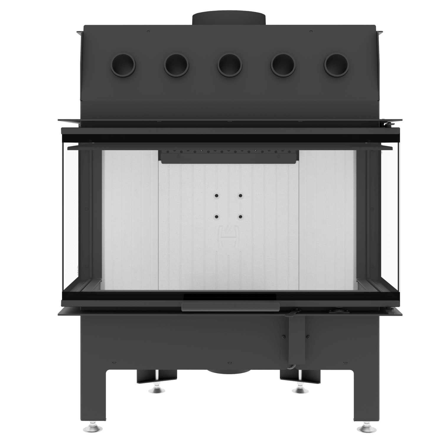 Dreiseitiger Kamin ALBERO AL14C.H-D