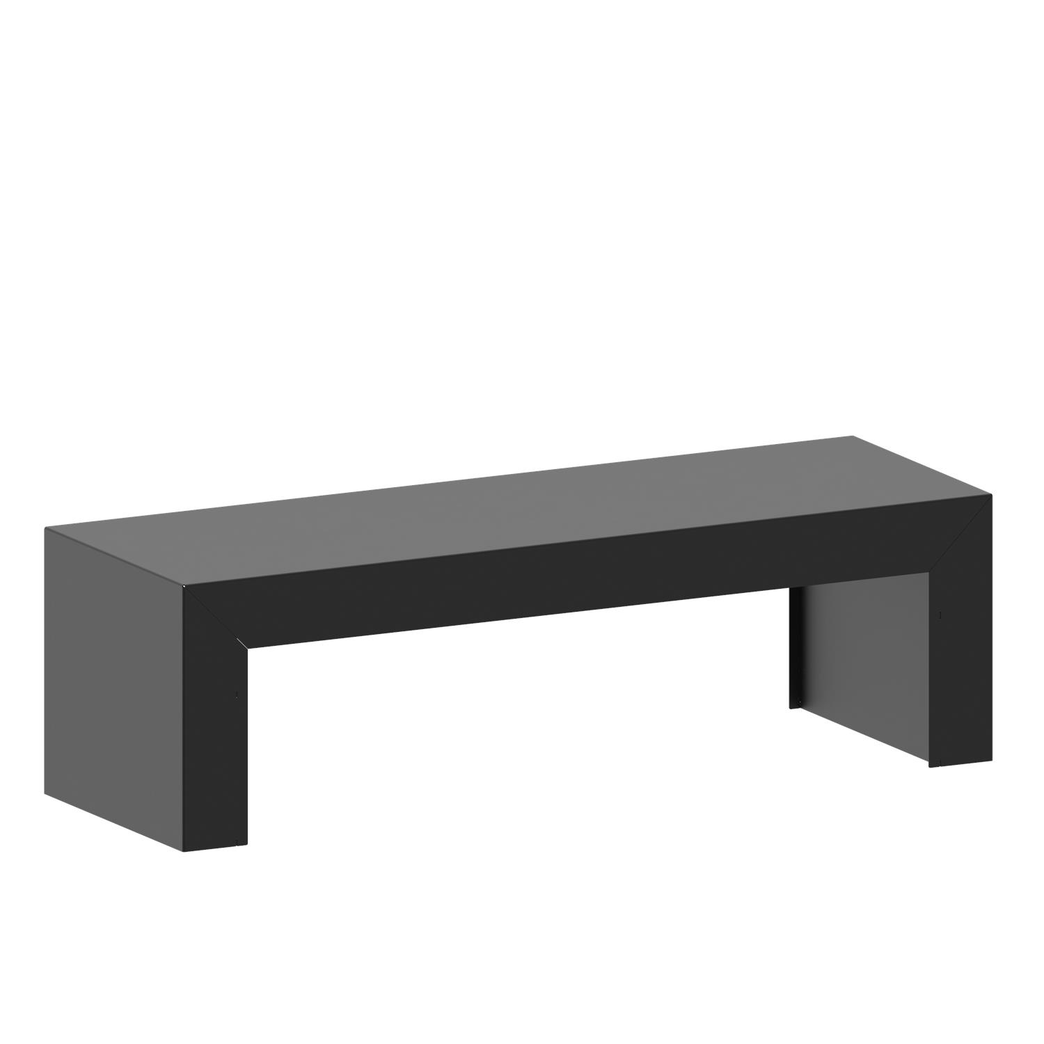 Freistehender Kamin CF 700-4mm auf einer Bank - Image 9