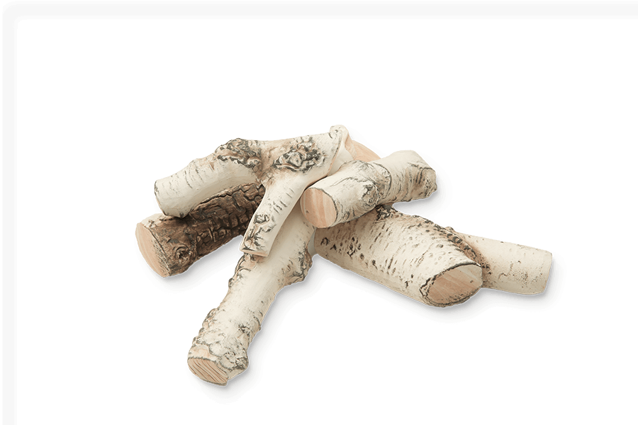 KERAMISCHE HOLZSCHEITE FÜR BIOKAMINE - SET 4 - Image 4