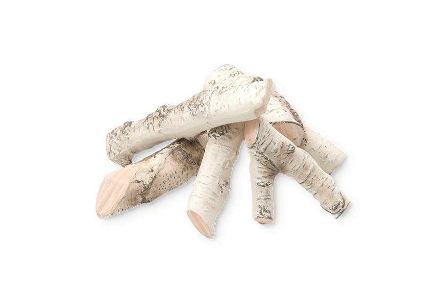 KERAMISCHE HOLZSCHEITE FÜR BIOKAMINE - SET 4 - Image 3