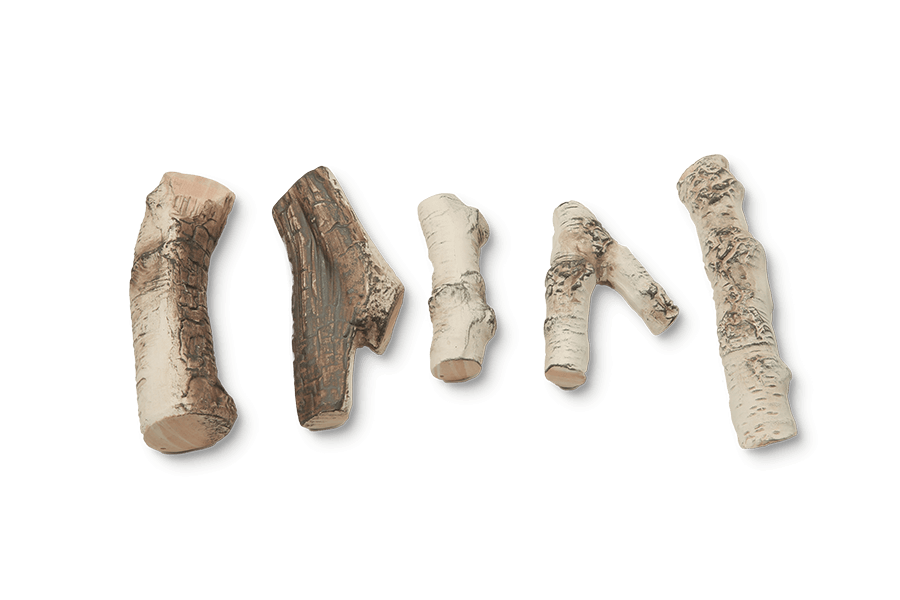 KERAMISCHE HOLZSCHEITE FÜR BIOKAMINE - SET 4 - Image 5