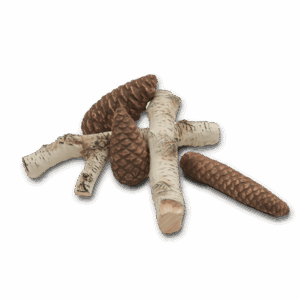 Zestaw-1 KERAMISCHE HOLZSCHEITE FÜR BIOKAMINE - SET 1