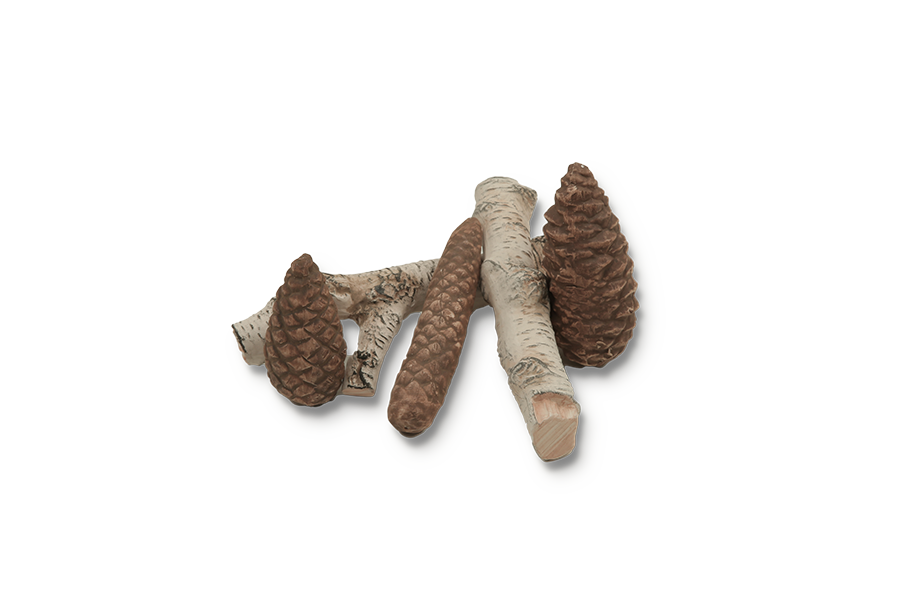 KERAMISCHE HOLZSCHEITE FÜR BIOKAMINE - SET 1 - Image 3