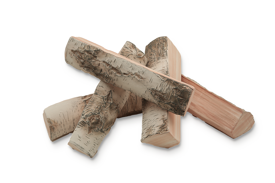 KERAMISCHE HOLZSCHEITE FÜR BIOKAMINE - SET 2 - Image 5