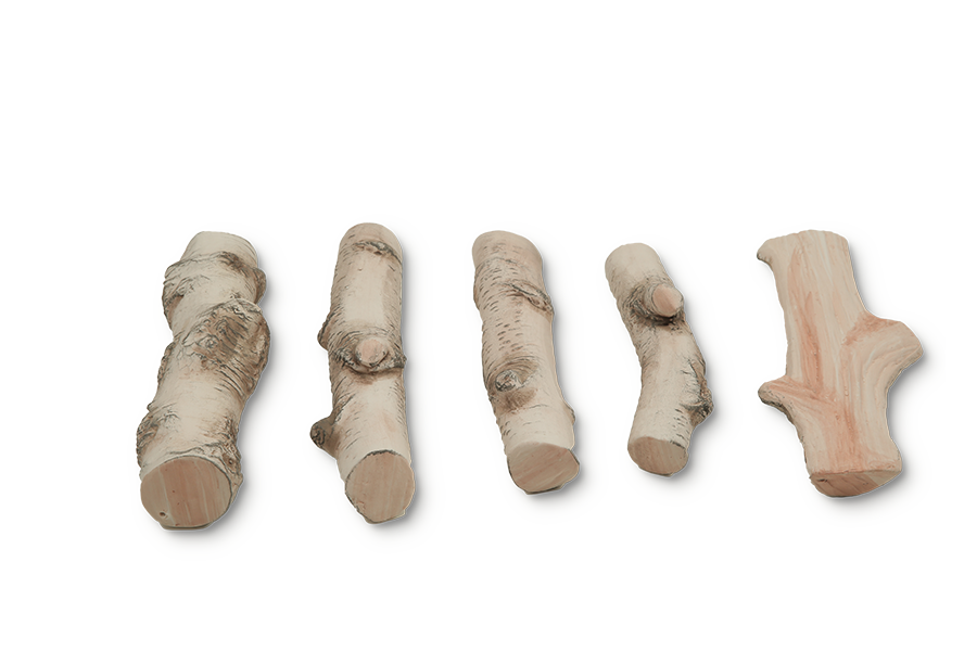 KERAMISCHE HOLZSCHEITE FÜR BIOKAMINE - SET 2 - Image 2