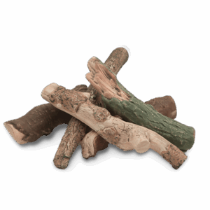 Zestaw-3 Keramische Holzscheite für Biokamine - Set 3