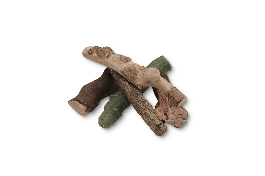 Keramische Holzscheite für Biokamine - Set 3 - Image 3